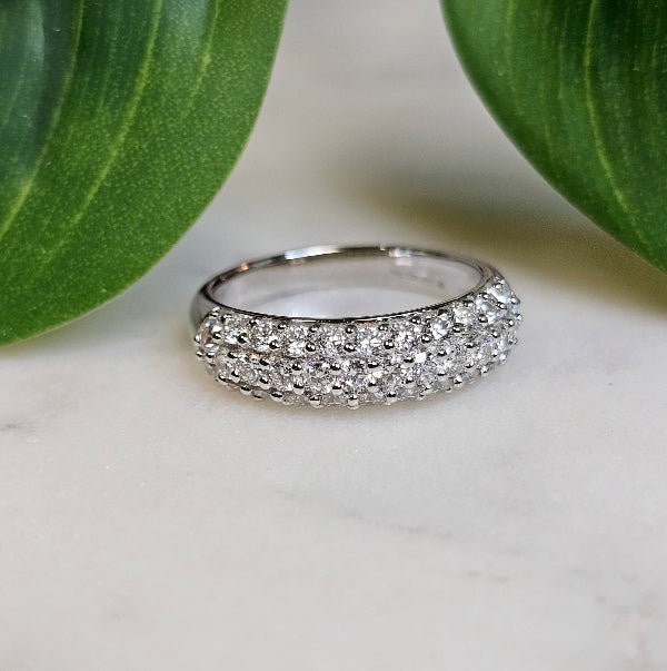 1.15ctw Lab Grown Diamond Pave Ring