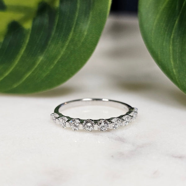 .75ctw Lab Grown Diamond Band - Sterling Silver (Rhodium)