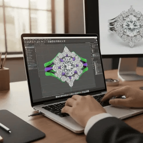 CAD 3D Design & Wax Approval